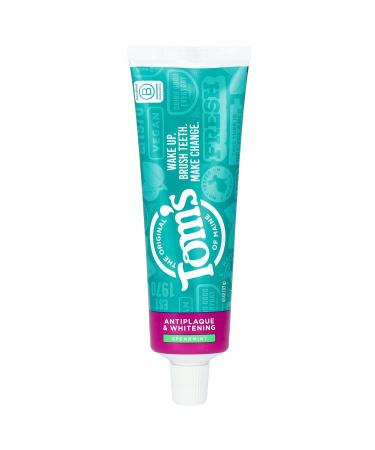 Toms of Maine Whitening Spearmint FF Toothpaste 4.5 OZ