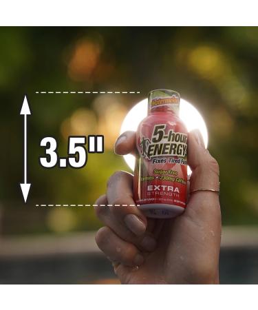 5-hour ENERGY Extra Strength Energy Shot Watermelon Flavor 1.93 oz. 30 Count Zero Calories & Sugar-Free 230 mg Caffeinated Energy Shot Amino Acids & B Vitamins Dietary Supplements - Buy Online on GoSupps.com