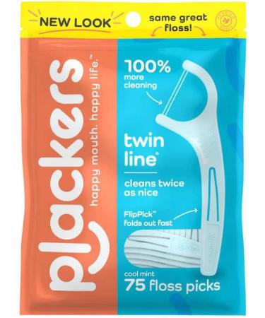 Plackers Twin-Line Flossers - Optimal Dental Care for Healthy Smiles | International Shipping Available - Buy Online on GoSupps.com