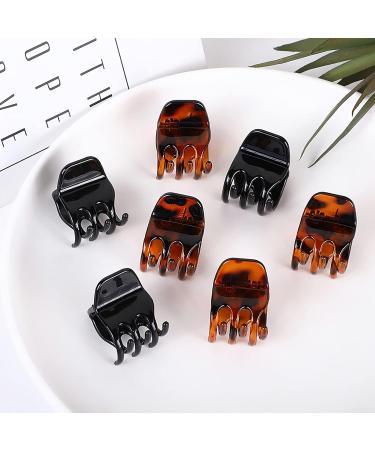 6-Piece Medium Hair Claw Clips for Women and Girls - 1.3 Inch Hair Jaw Clip for Thick or Medium Hair - Black and Brown - Buy Online on GoSupps.com
