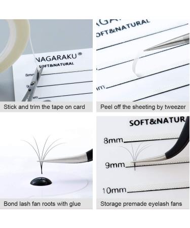 Nagaraku Acrylic 5-Layer Eyelash Extension Storage Box - 250 Tape Strip Makeup Display Holder & Dust Sealer Organizer for False Eyelashes - Transparent Layered Cabinet - Buy Online on GoSupps.com