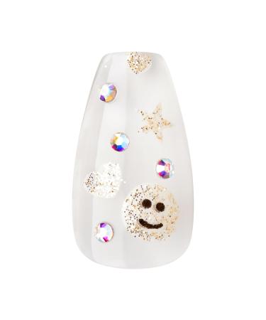 KISS Gel Fantasy Press On Nails - Pink Coffin Shape | Includes Glue 28 Nails Manicure Stick & Mini File | Fun & Jelly Design - Buy Online on GoSupps.com