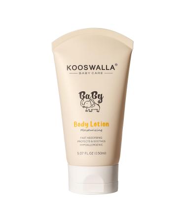 Svadia Organic Baby Skin Care Lotion 150ml - Nourishes & Moisturizes Baby Skin | Shea Butter | Vitamin E | Hypoallergenic | Non-Toxic | Soothing | For Delicate Skin