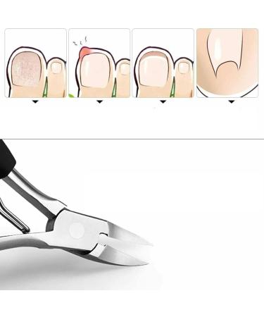 SVAASA Nail Clippers Large Olecranon Pliers Special Clippers Children Adult Stainless Steel Toe Nail Clipper Pedicure Nail Tools - Buy Online on GoSupps.com