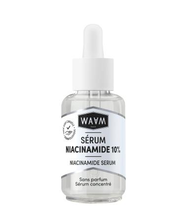 WAAM S rum Niacinamide 10% 30 ml Sans Parfum Pour Peaux Mixtes Grasses