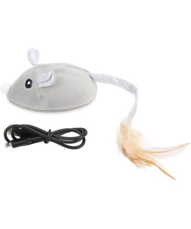 Interactive Cat Toy Lifelike Automatic Moving Mouse Cat Toy with Furry Tail USB Rechargeable Electronic Cat Mouse Toy Kitten Toys Moving Mouse Catch Toy for Indoor Cats - Buy Online on GoSupps.com