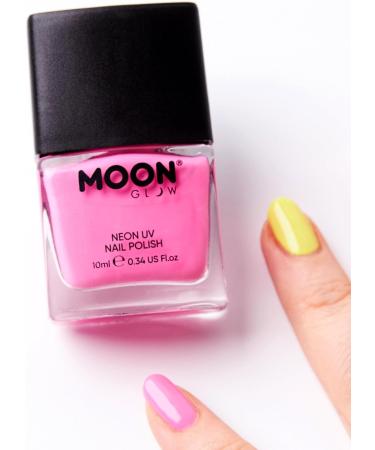 Neon UV Nail Polish by Moon Glow - Pastel Set of 4 - Bright Neon Nail Varnish - Glows under UV - 10ml - Buy Online on GoSupps.com