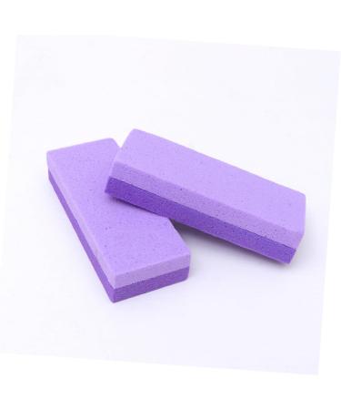 FOMIYES 12pi ces Pierre P dicure Double-face Naturelle Gommage Pour limination Peau Morte Accessoires De Soins 1 unit (Lot de 1) Violetx3pcs - Buy Online on GoSupps.com