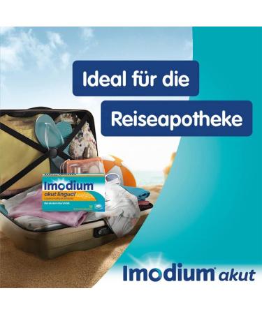 IMODIUM Acute Lingual Tablets - Fast Relief for Acute Diarrhea | 12 Melts on Tongue - Buy Internationally - Buy Online on GoSupps.com