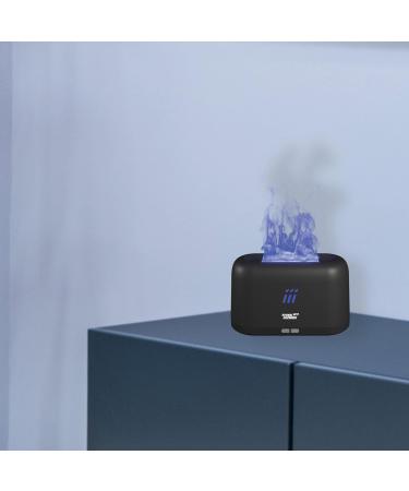 Think Gizmos Color Changing Flame Effect Humidifier - Ultra Quiet, Auto Shut-Off - Ideal for Home, Office, Yoga, Spa - 10 Hours Run Time (Black) - Buy Online on GoSupps.com