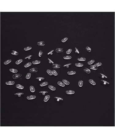 Mengmen 75 Pairs Silicone Eyeglass Nose Pads - Comfortable & Stylish Oval Print | International Shipping - Buy Online on GoSupps.com