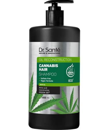 Dr. Sant Dr. Sant Cannabis Shampoo silicone and paraben-free for dry and damaged hair with hemp hair oil 1000 ml