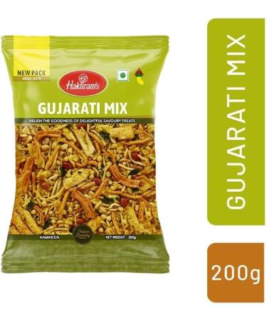 Haldiram's Gujrati Mix | 200g (Pack of 2) | Popular Indian Savouries | Treat for Every Occasions | Crispy and Crunchy | Authentic Taste Spicy 200.00 g (Pack of 2) - Buy Online on GoSupps.com