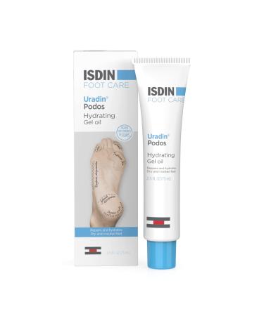 ISDIN Foot Care Cream Uradin Podos Gel Oil 10% Urea 2.5 Fl Oz