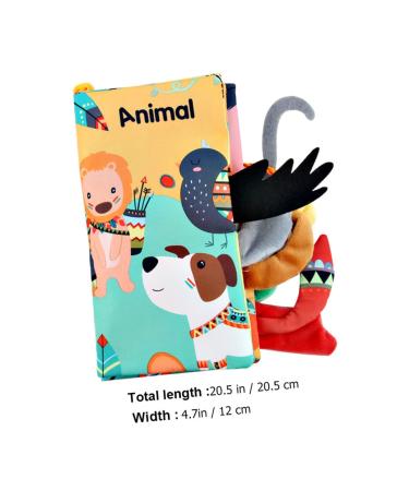 Bestonzon 2-Piece Fabric Crinkle Baby Books - Montessori Learning Toys & Puzzle Books for Toddlers | International Shipping - Buy Online on GoSupps.com