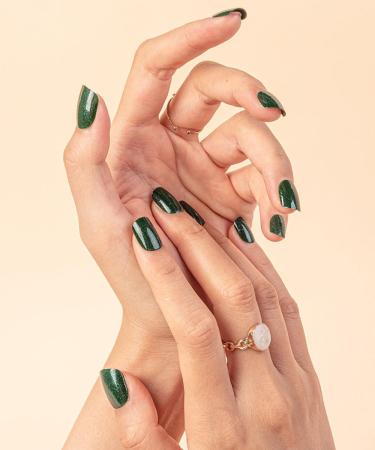 TrueShei Green Cat Eye UV Gel Nail Foils | 23 PCS Self-Adhesive Nail Stickers | Gellack Wraps for Stunning Nail Art - Buy Online on GoSupps.com