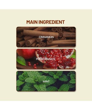 Cinnamon Toothpaste Fresh Breath Odor Removal Herbal Extracts Pomegranate Mint 100g / 3.38 oz - Buy Online on GoSupps.com