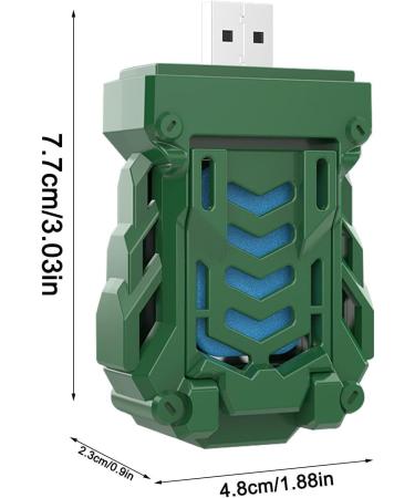 Repeller for Indoor - Plug-in Electric Fly Traps | Portable Flying Control Device Spray Alternative USB Rechargeable Repeller for Home Camping Supplies Scent-Free Loboy (Green) - Buy Online on GoSupps.com