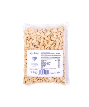 Blanched Almonds 1 kg nut&me | Natural Kernel | No Additives or Preservatives | Protein Source | Salt Free |