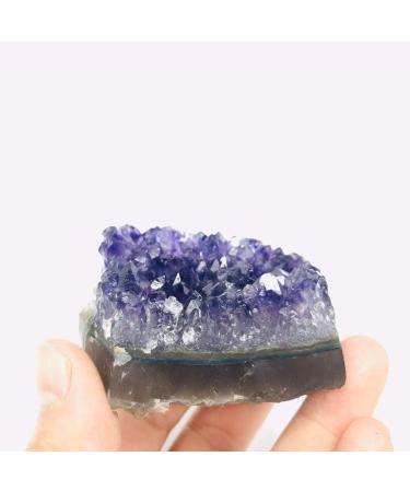 2pc 50g-90g raw Natural Dark Uruguayan Brazilian semi-Precious Stone Grape Amethyst Cluster for Sale - Buy Online on GoSupps.com