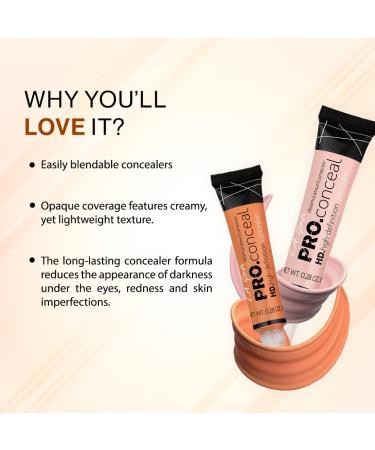 LA Girl Pro Conceal HD Corrector - Cool Pink | Flawless Finish for All Skin Tones | International Shipping Available - Buy Online on GoSupps.com
