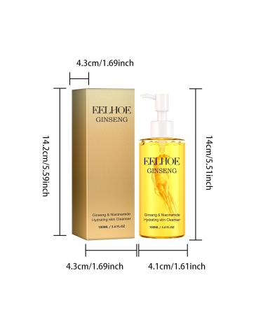 OLLZPJFPK Ginseng Facial Cleanser Gentle Cleansing Facial Impurities Foam Delicate Rich Moisturizing Easy To Rinse - Buy Online on GoSupps.com