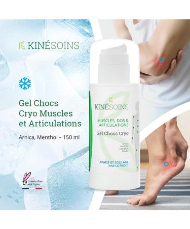 KIN SOINS - Gel Chocs Cryo Muscles et Articulations (150 ml) - Buy Online on GoSupps.com