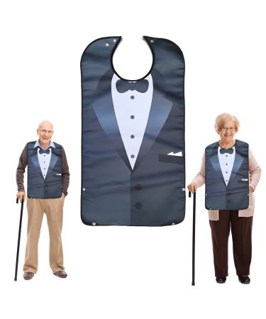 Vokmon Adult Bibs for Men and Women Waterproof Adult Bibs for Elderly Adult Bib with Crumb Catcher Bib Adult Dribble Bibs Adult Bibs for Women Funny Adult Bib Funny Novelty Elderly Bib Crumb Catcher Men suit - Buy Online on GoSupps.com