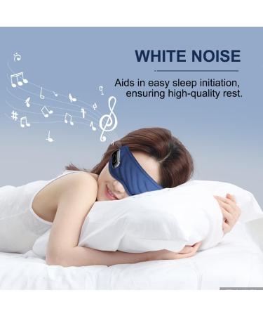 Sleep Mask with White Noise & Heat - Eye Massager for Ultimate Comfort | 100% Blackout Travel-Friendly & Breathable - Buy Online on GoSupps.com