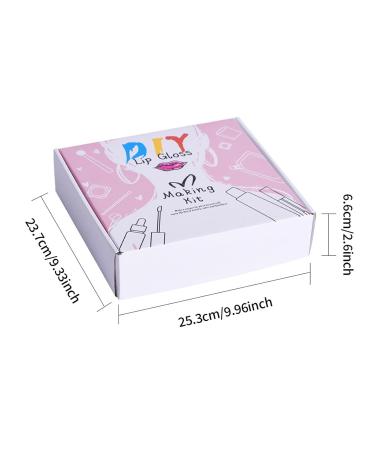 DIY Lip Gloss Making Kit - 46 Moisturizing Supplies for Beginners | Handmade Lip Gloss Set for Women & Girls - Buy Online on GoSupps.com