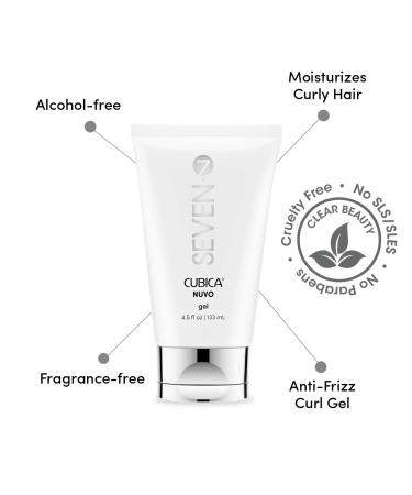 SEVEN Cubica Nuvo Gel 4.5 Fl Oz - Professional Hair Styling Gel - Buy Online on GoSupps.com