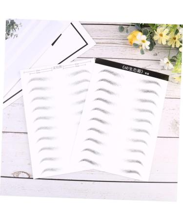 Beavorty 2 Sheets Skz Stickers False Eyebrows Sticker Stick-on Eyebrows Eyebrow Sticker Disposable Patch 6d - Buy Online on GoSupps.com