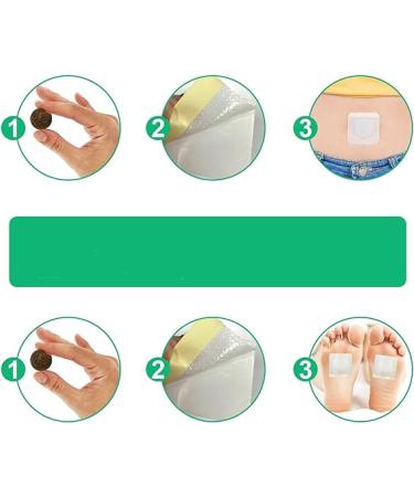 Mugwort Belly Patch - 90 Natural Wormwood Stickers for Men & Women | Abdomen Pain Relief Pads (3 Packs) - Buy Online on GoSupps.com