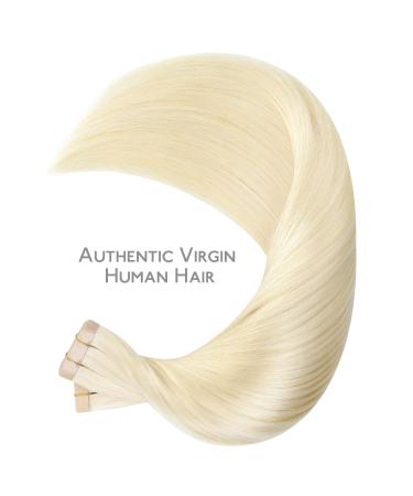 Buy If-of-Hearted Tape Extensions | 40pcs 80g 30cm Platinum Blonde Real Hair | Invisible Tape-In Extensions - Silky Straight Skin Weft - Buy Online on GoSupps.com
