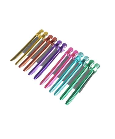 SINNKY Dividing Duck Bill Clips - Rustproof Styling Hairdressing Tools (Mixed Color) - Buy Online on GoSupps.com