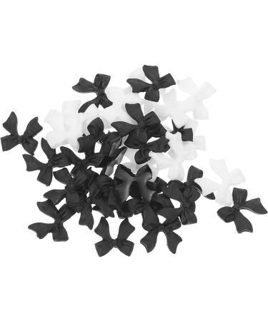 400 Pcs Bow Nail Decoration nail stickers nail stencils stamping nail art Nail Accessory DIY Manicure Tips oration bow nail art stickers black streamers crafts resin classic 3d 0.6X0.6X0.3CMx4pcs Assorted Colorx4pcs - Buy Online on GoSupps.com