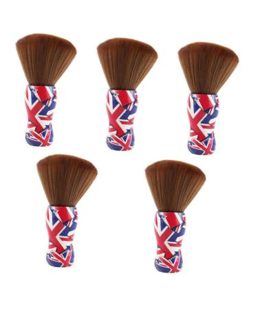 FOMIYES 5pcs Hair Cleaning Brush Dust Blower Men Shaving Brush Household Gift Fiber Wool Man