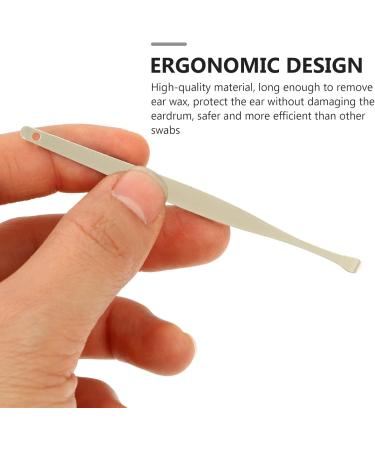 Ear Wax Removal Tool Set with Silicone Ear Plugs - Golden 11.5X2.7X1cm - Buy Online on GoSupps.com