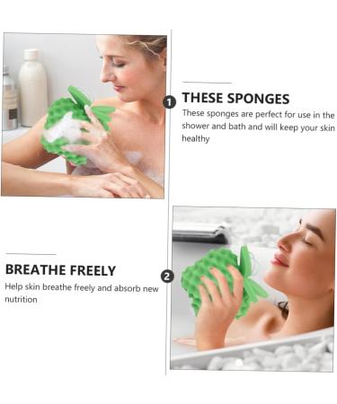 Buy Minkissy 2pcs Fruit Shower Bath Sponge for Kids | Soft Children s Bath Scrubber Ball - Buy Online on GoSupps.com