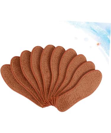 FRCOLOR 10 Pairs Thickened Wool Insoles - Deodorizing Cotton Shoe Inserts for Winter Comfort - Buy Online on GoSupps.com