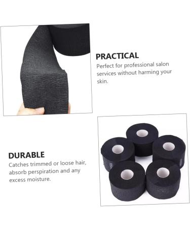 FOMIYES Bandes de Cou en Papier Jetable Noir 10 Pcs Extensibles Protection Barbier Absorbantes pour Salon de Coiffure Usage Professionnel - Buy Online on GoSupps.com