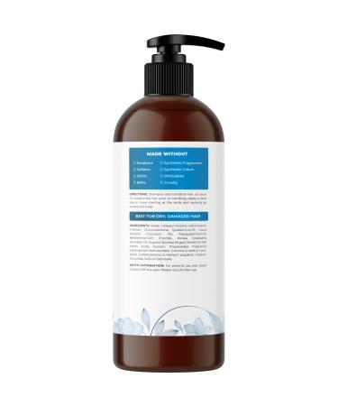 Ultra Moisturizing Leave In Conditioner for Dry Damaged Hair - Frizz Control & Curly Hair - Silk Amino Acids - 16 oz - Buy Online on GoSupps.com