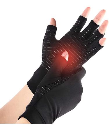 Arthritis Gloves Relief Rheumatoid Pain Carpal Tunnel Computer Typing Compression Gloves Daily Work Hand Joint Pain Relief Black L Black Large - Buy Online on GoSupps.com