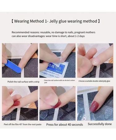 IEEDFJKK Gifts For Nail Lovers Nails Kit With Various Patterns Long-lasting And Sturdy False Nails ABS Nail Art Nail Kit M - Buy Online on GoSupps.com