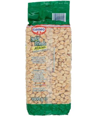 Italian Gourmet E.R. Cameo Snack Friends Peanuts Pack of 6 x 400g boxes of roasted and salted peanuts (1kg) - Buy Online on GoSupps.com