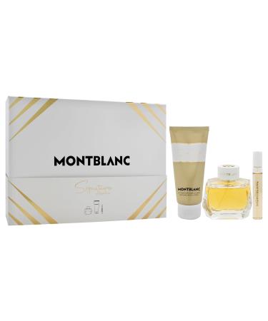 Signature Absolue by Mont Blanc for Women - 3 Pc Gift Set 3oz EDP Spray 0.25oz EDP Spray 3.3oz Body Lotion - Buy Online on GoSupps.com