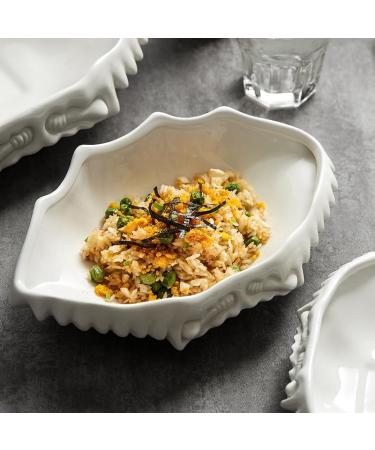 Porcelain Dinner Plates Ceramic Dinner Plate Western Food Plates Serving Plate Soup Plates Noodle Bowl Fruit Dish Salad Bowl Dessert Bowls Kitchen Dinner Plates(8.5inch) (6.5inch One Size) - Buy Online on GoSupps.com