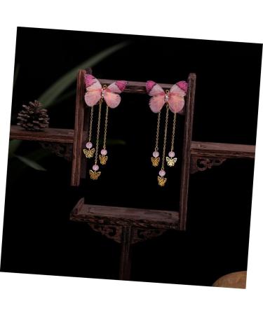 minkissy 2 Pairs tassel long tassels dense decorate girl hair clips jeweled hair clips barrettes for thick hair Accessories hairpin aesthetic hair accessories walk jewelry clip child Hanfu - Buy Online on GoSupps.com