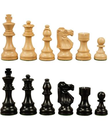 34 pcs Wood Chess Checkers Kids Intellectually Development Learn Toys Beige Brown Wooden Chess Pieces Checkers Chess Set (Color : Beige+Brown) (Beige+Brown) - Buy Online on GoSupps.com