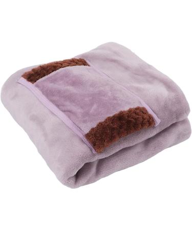 Shanrya USB Flannel Heating Scarf - Multifunctional Warm Wrap for Home Use - Safe Constant Temperature - Pink & Purple - Buy Online on GoSupps.com